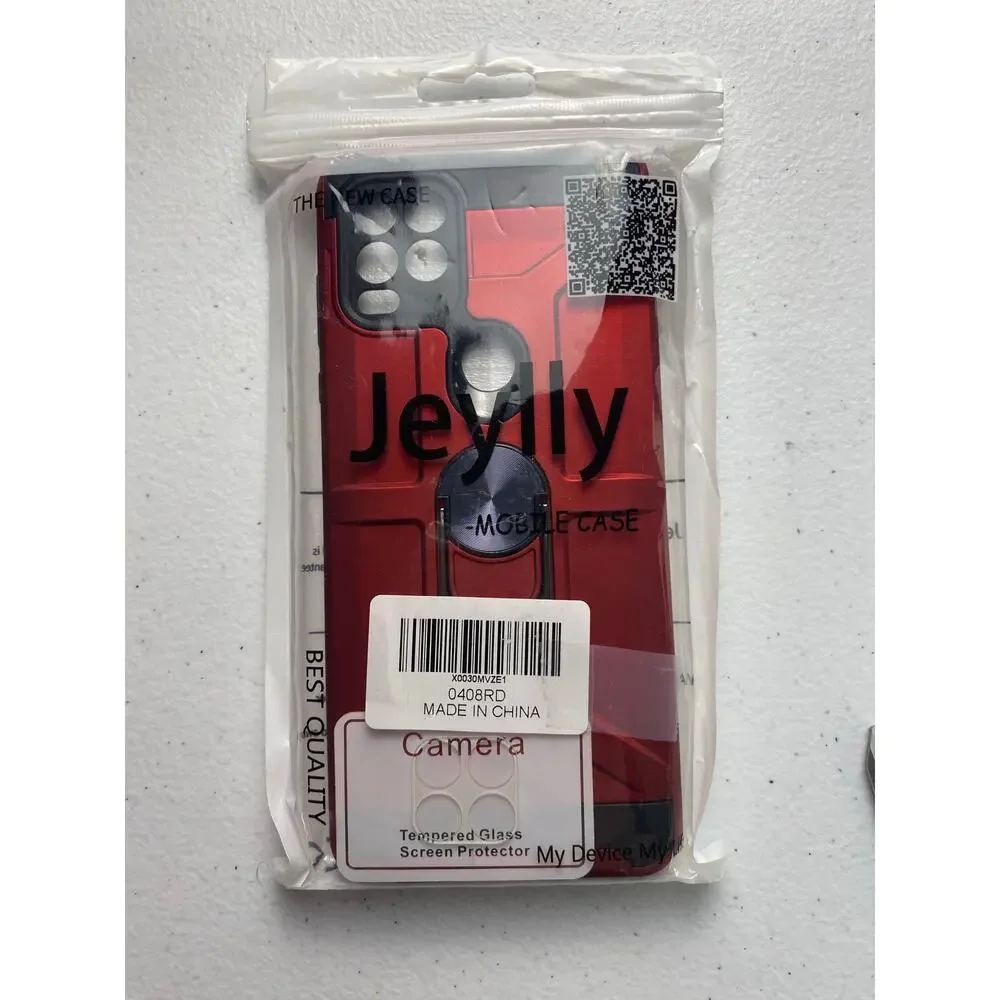 Jeylly Case for Moto G Stylus 2021 5G Red New in Package